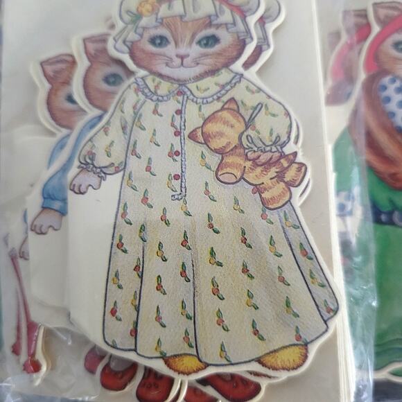 Kitty Cucumber's Friends "Ginger" Lot of 36 Vintage Gift Note Cards/Tags Cottage - Picture 2 of 7